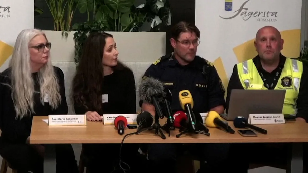 Amoklauf an Schule in Schweden - Die Pressekonferenz der Behörden