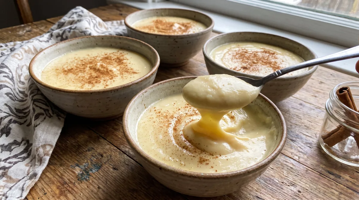 Receta de crema de maicena con huevo, rápida y fácil