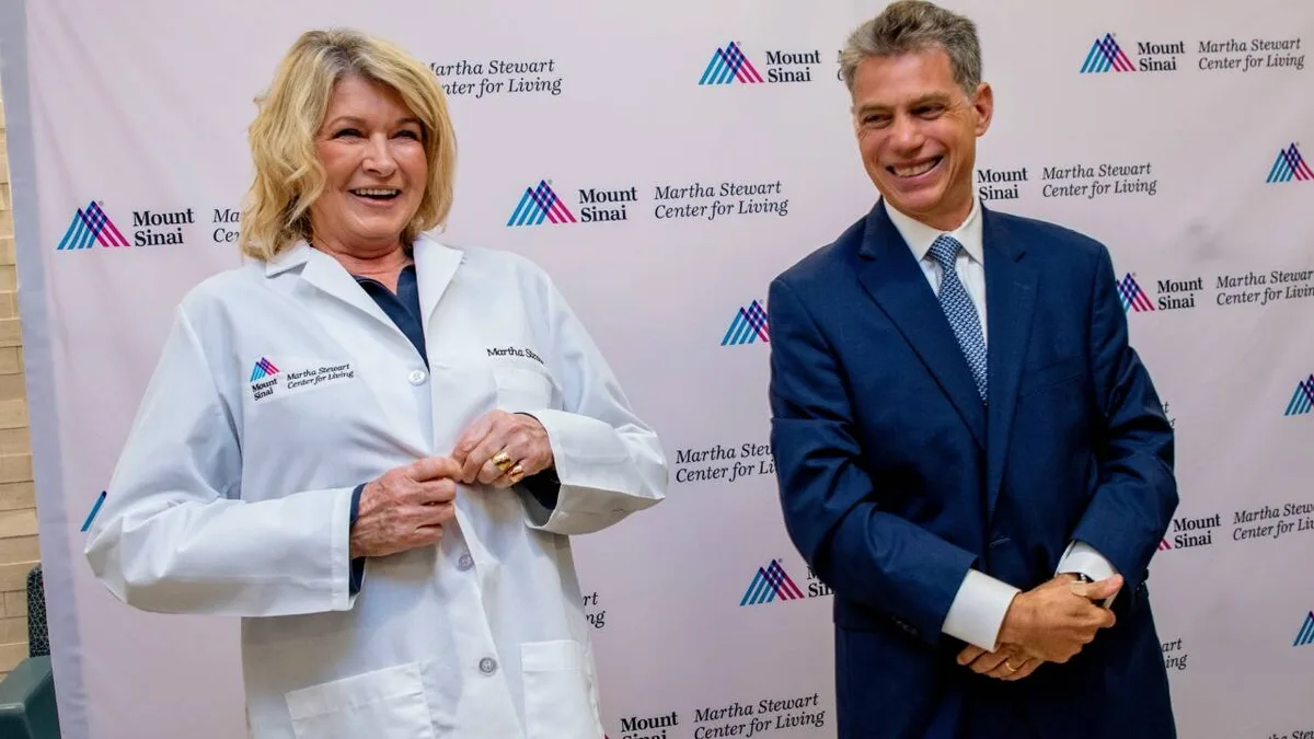 Martha Stewart helped launch New York centre offering 20+ services for seniors