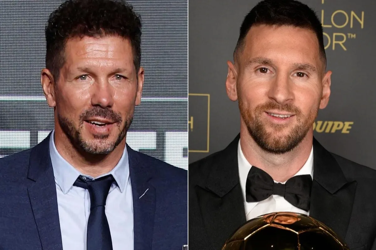 Diego Simeone se emocionó al hablar de Lionel Messi: “Nos enseñó que cuando las cosas vienen mal, hay que seguir insistiendo”