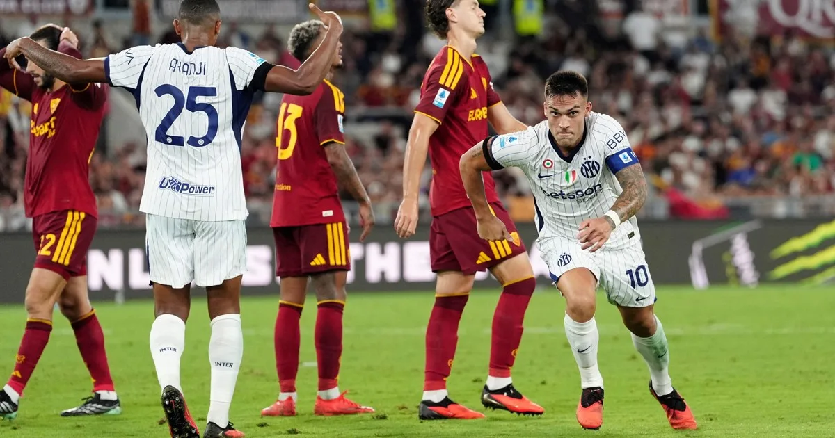 Lautaro Martínez, héroe del Inter: doblete y empate ante la Roma de Dybala y Molina