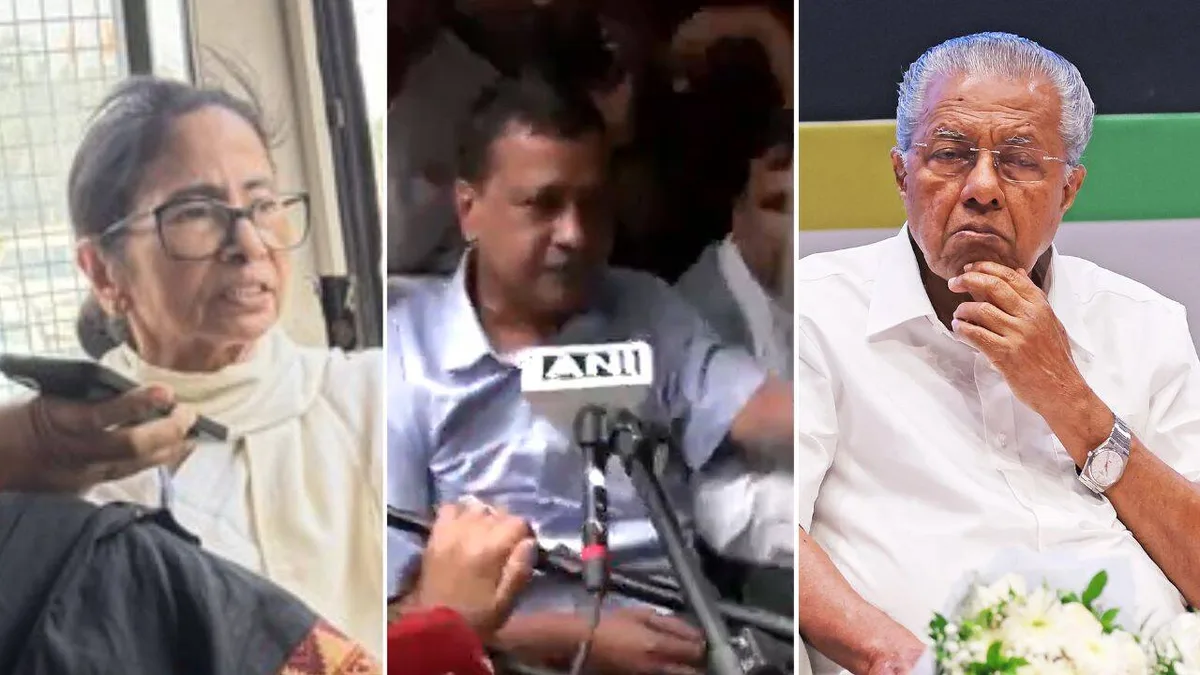 Former CMs Kejriwal, Mamata, Vijayan among oppn leaders detained