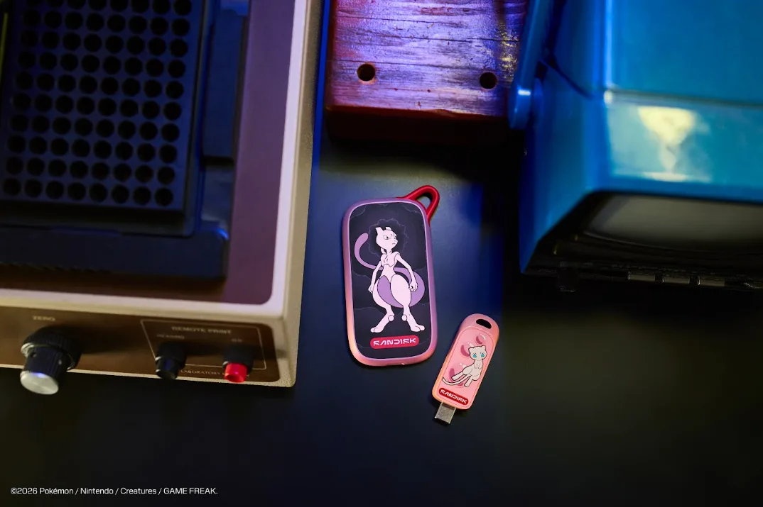 SanDisk launches Mew and Mewtwo SSDs and flash drives to celebrate Pokémons 30th anniversary