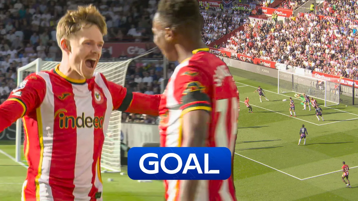 'This is brilliant!' | Lewis-Potter puts Brentford ahead vs Spurs