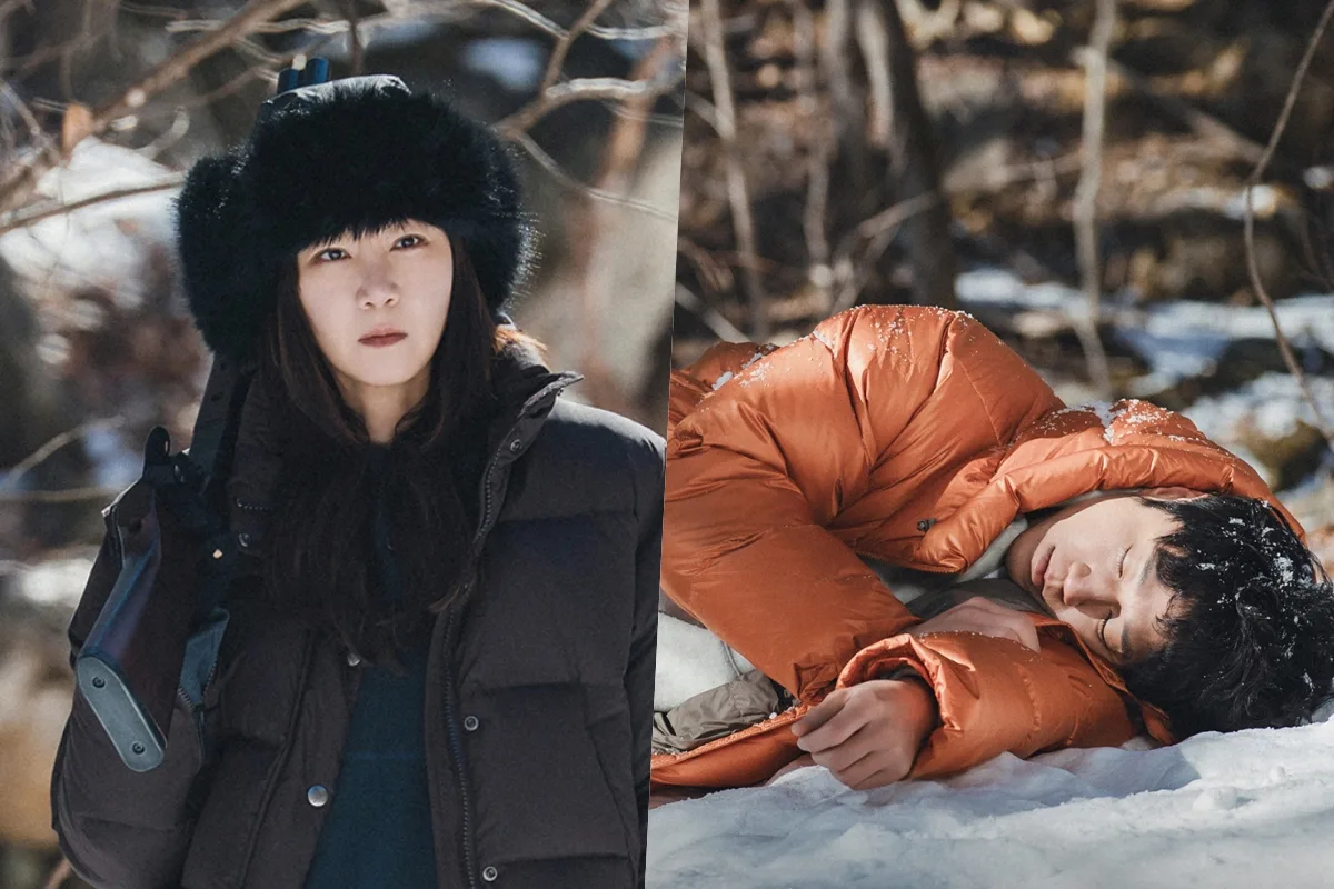Jung Jun Won Collapses While Searching For Kong Hyo Jin On A Mountain In “A Bona Fide Killer”