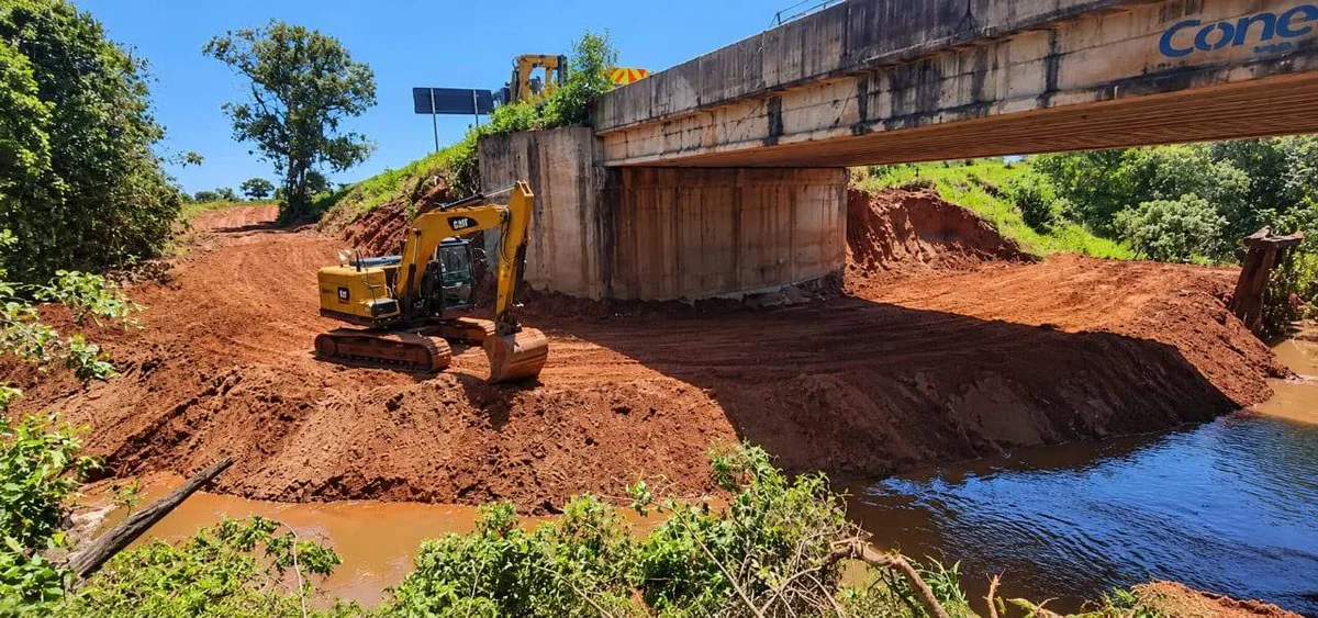 Obras começam em duas pontes com risco de desabamento na MS-040