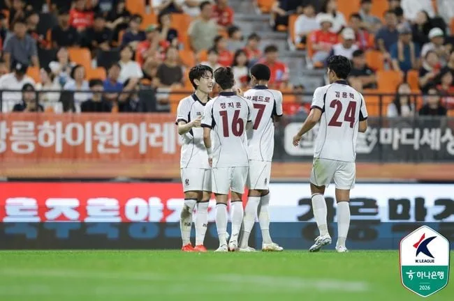 문민서 멀티골로 4개월 만의 승리 보였는데...광주, 종료 직전 2골 내주며 또 무너졌다 2-2 무승부