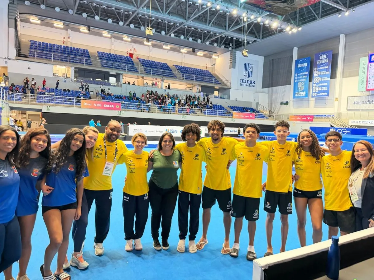 Atletas de Piraí conquistam 11 medalhas no Sul-Americano de Ginástica de Trampolim