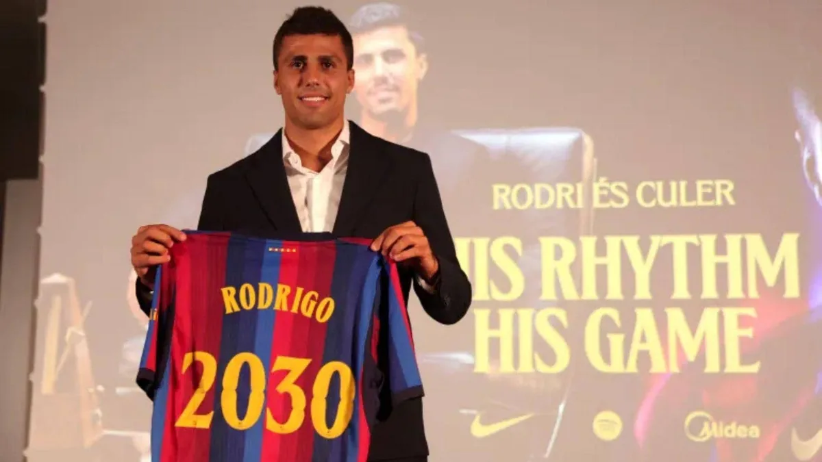 Barcelona confirms signing of Spain captain Rodri from Manchester City