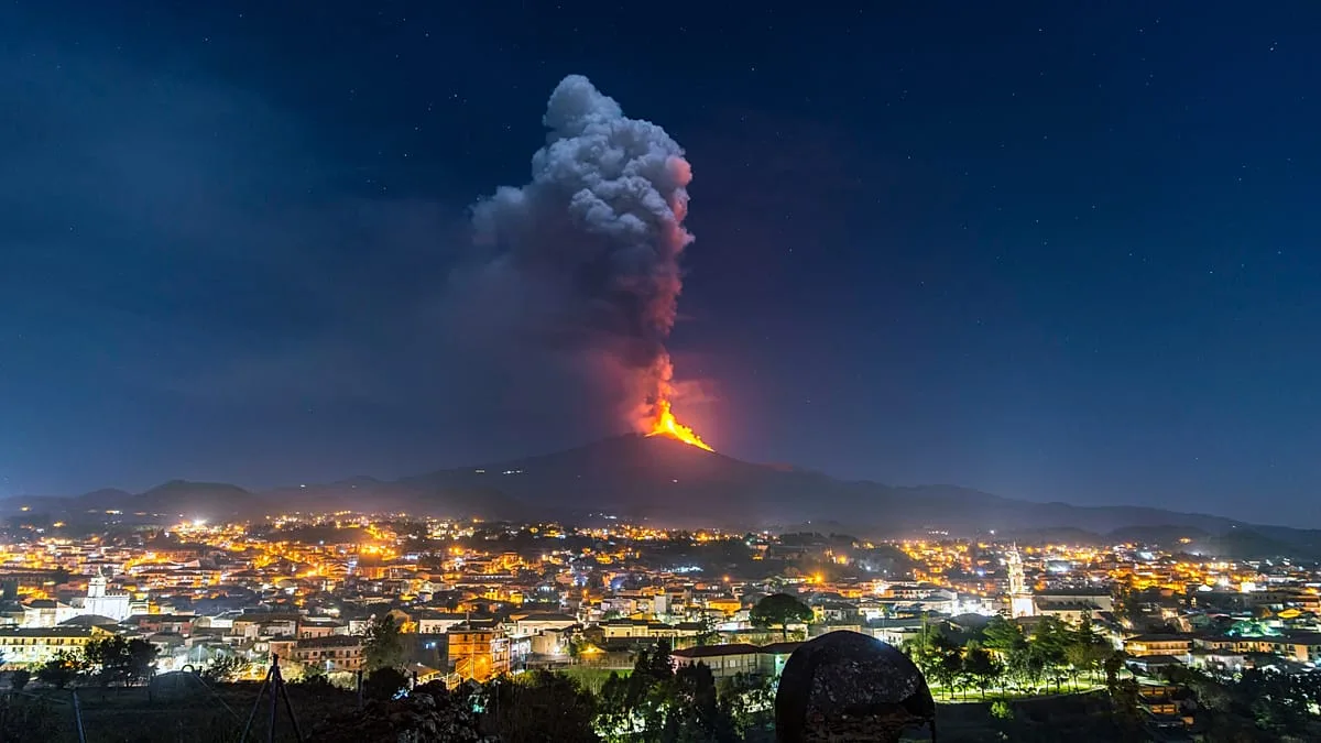 Itália: viver sob a nuvem de cinzas do Etna é “um pesadelo”