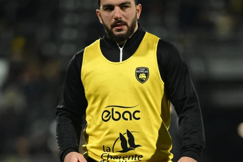 Nikolozi Sutidze, talonneur de La Rochelle, prêté à Béziers, en Pro D2