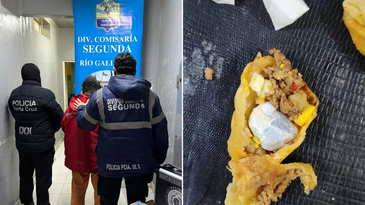 Fue con su hijo de 5 años a llevar alimentos a un preso: encontraron cocaína y marihuana en 11 empanadas