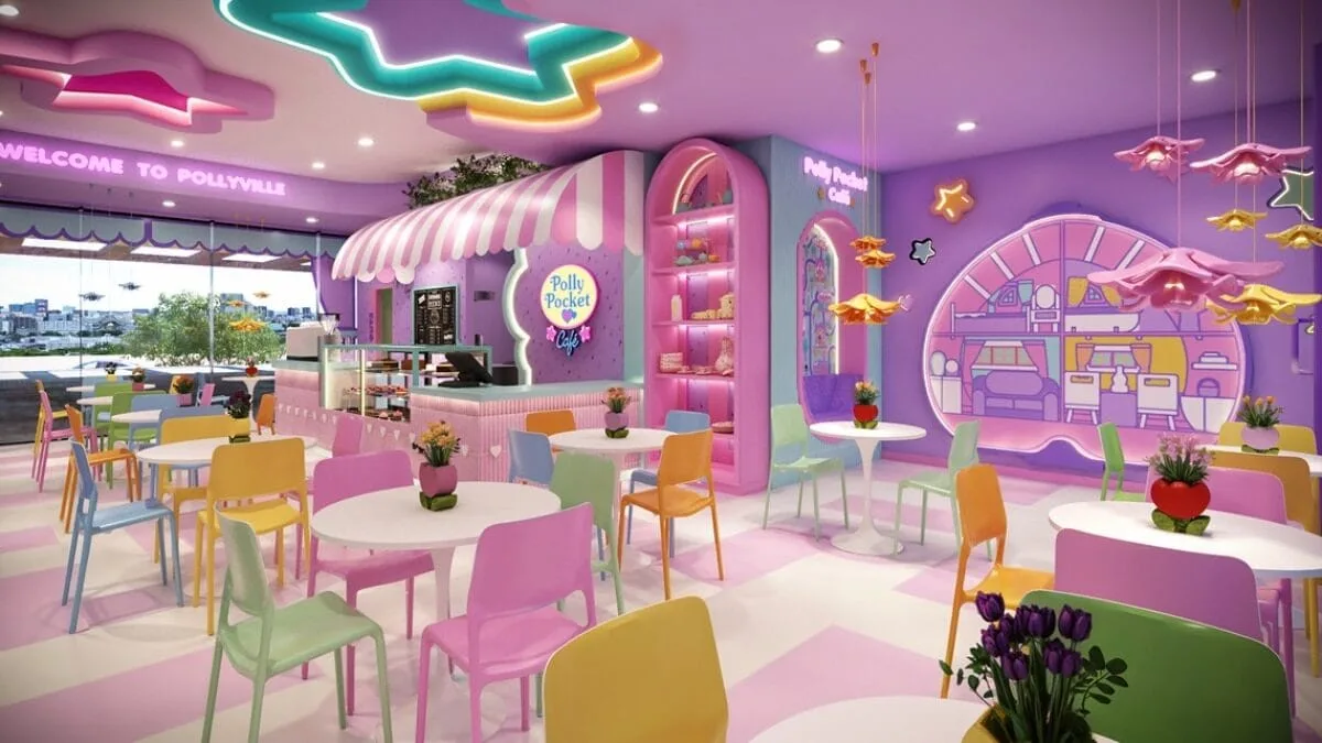 Mattel anuncia primeiro café temático da Polly Pocket no Brasil