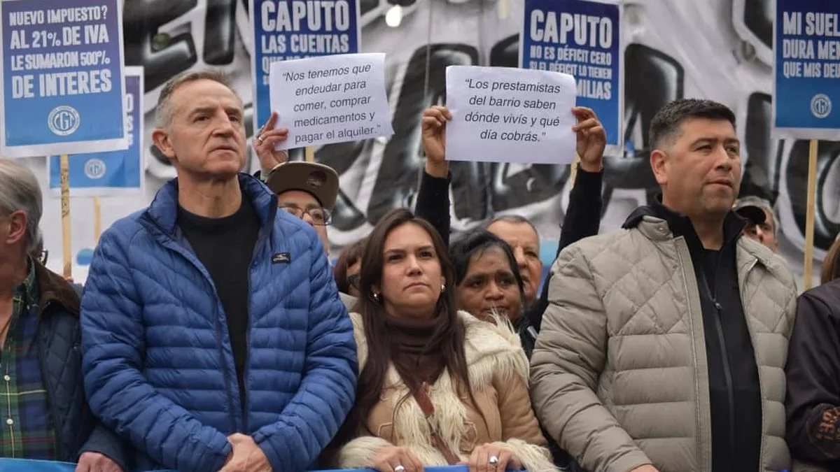 La CGT levanta la bandera de los endeudados y busca marcar la agenda para el 2027
