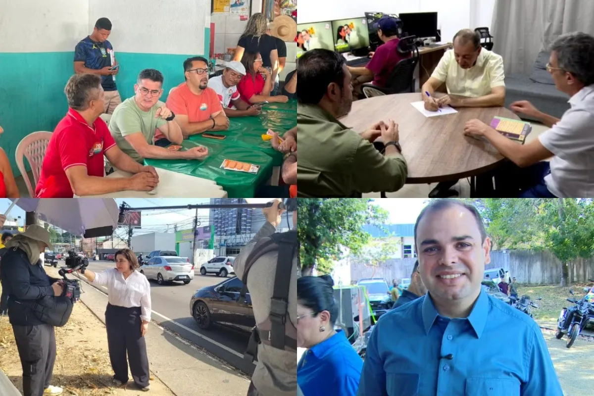 Veja o que fizeram os candidatos ao governo do AM nesta quarta-feira (26)