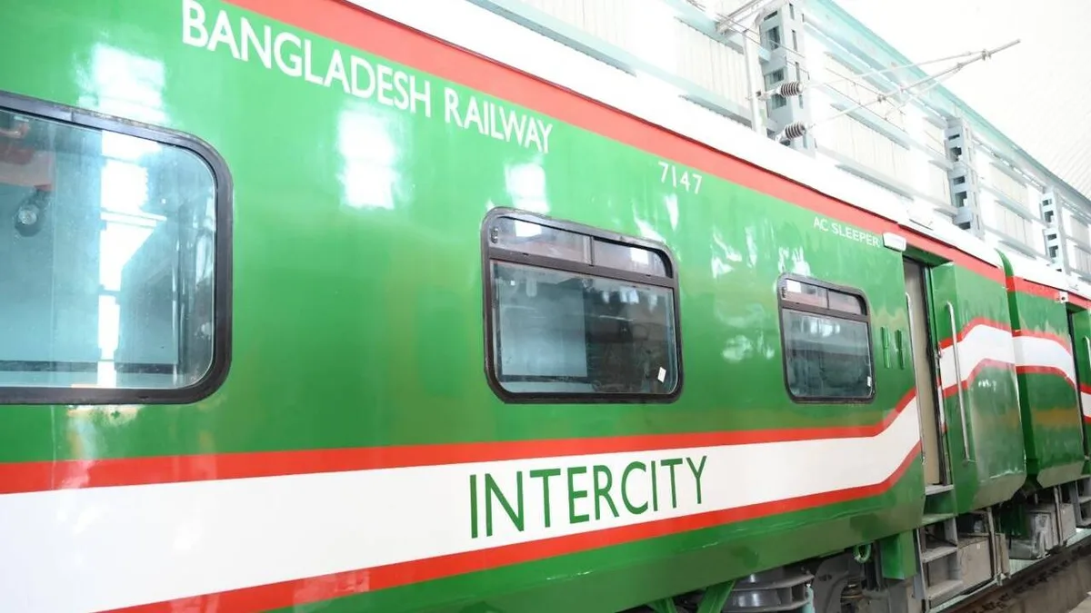 India exports 18-coach LHB train to Bangladesh with CCTVs and baby care rooms
