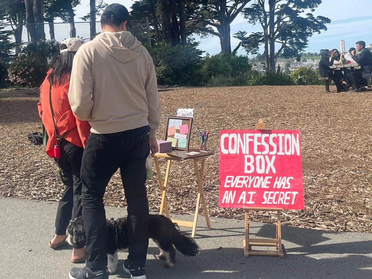 She asked people to write down their AI secrets. The confessions came pouring in.