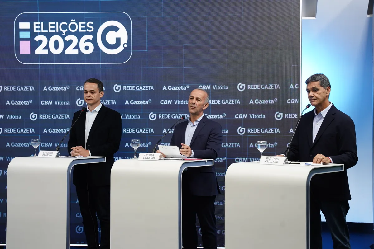 Os pontos altos do debate A Gazeta/CBN Vitória e as estratégias de Helder, Ricardo e Pazolini