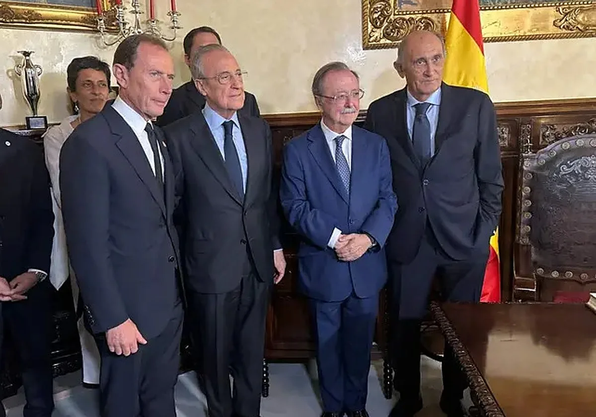 Florentino Pérez visita Ceuta: «Vivas es el presidente más ilustre que tiene España»