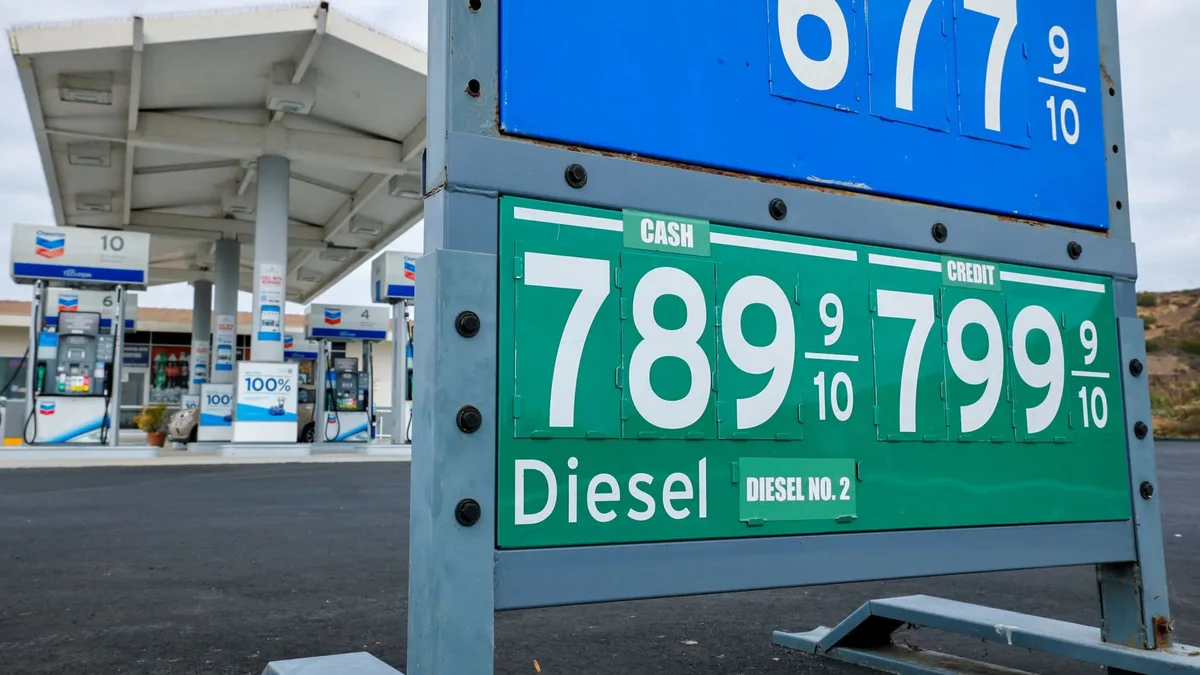 How record diesel prices will rip through the U.S. economy. Trucks and rails are only the start
