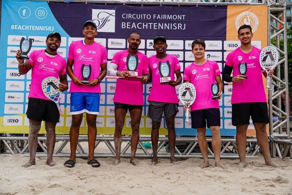Definidos os campeões da 9ª etapa do Circuito Fairmont de Beach Tennis em Copacabana