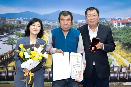 제천시, 독립유공 故 김태선 선생 후손에 대통령표창 전수