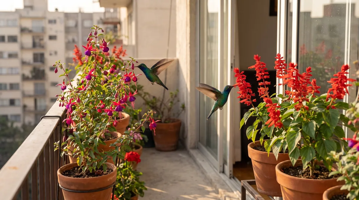 Cómo atraer colibríes a tu casa aunque no tengas jardín: las mejores plantas para macetas