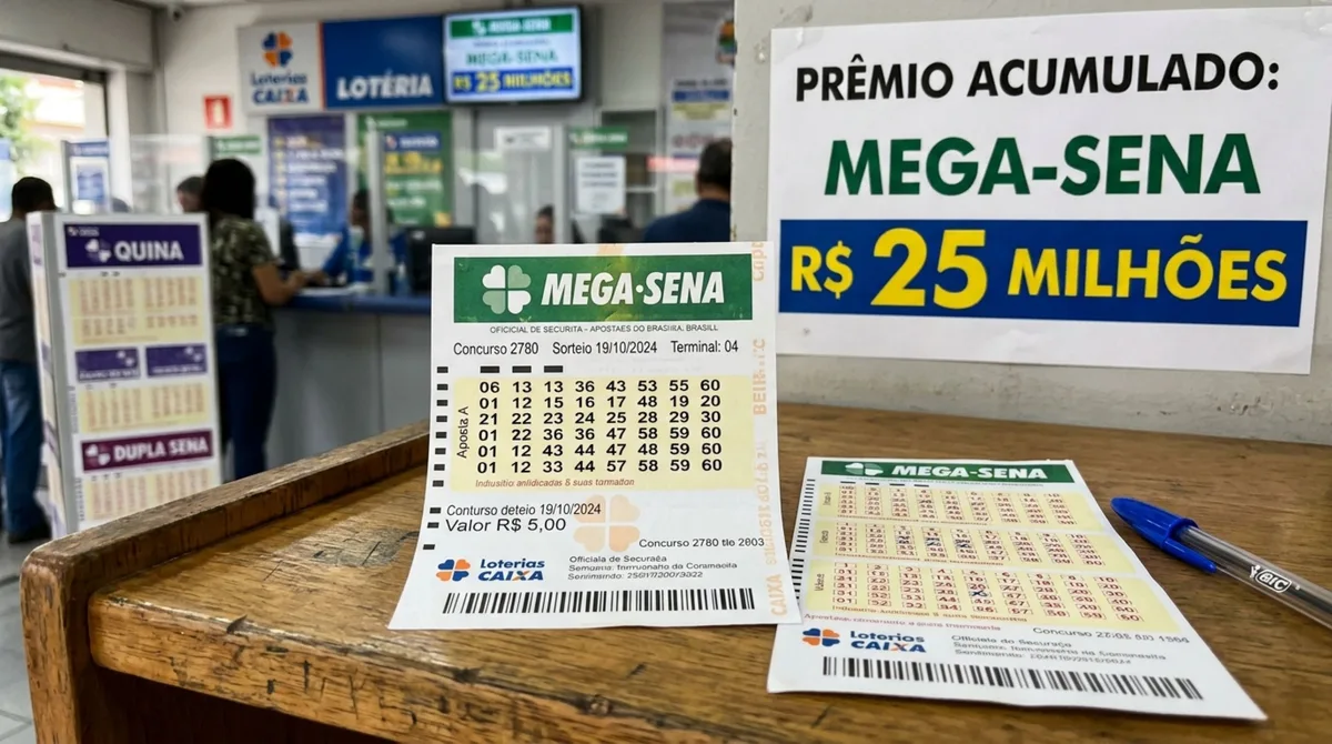 Mega-Sena de terça-feira premia quina e quadra, mas ninguém leva a sena