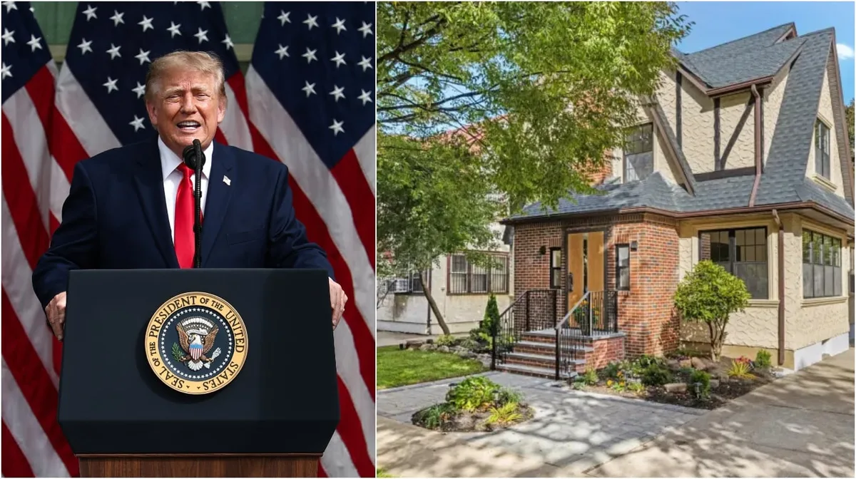 Vendieron la casa de la infancia de Donald Trump en Nueva York por casi dos millones: así quedó por dentro