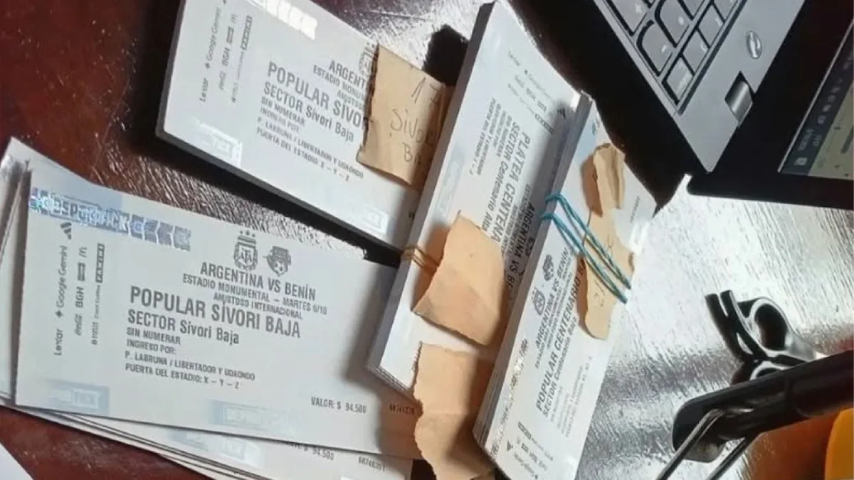 Vendían tours desde Misiones para la despedida de Messi y promocionaban las entradas por TV: cayeron al salir del Monumental