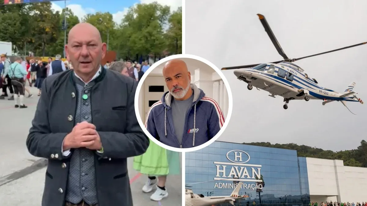 Luciano Hang disponibiliza helicóptero da Havan para ajudar nas buscas por aeronave que levava Rick, da dupla com Renner, em SC