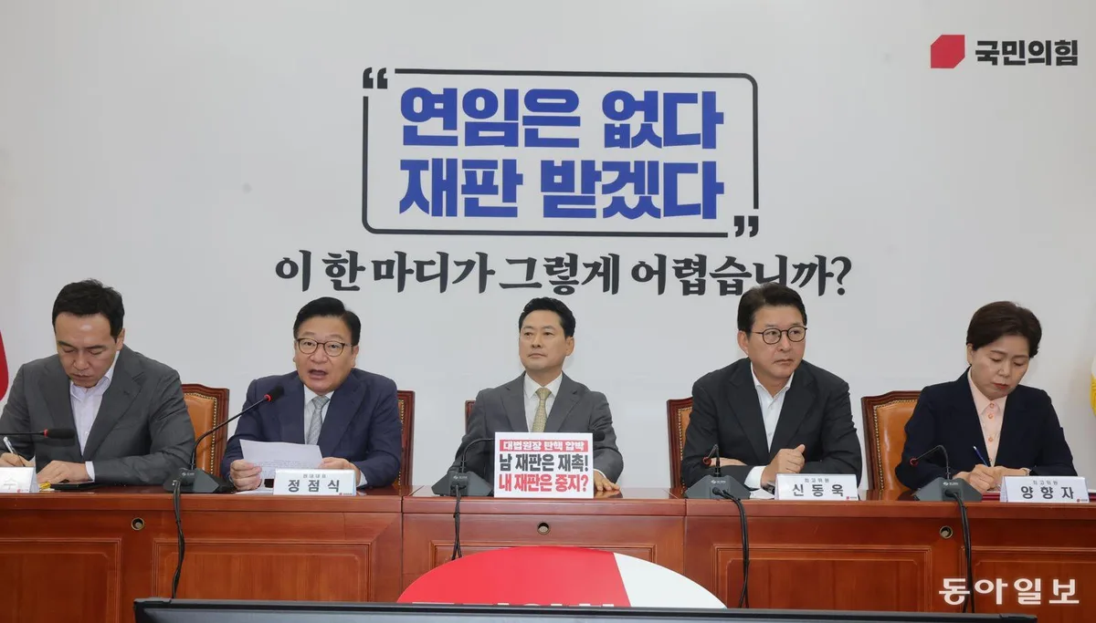 [속보]국힘 ‘당협위원장 직선제’ 의결 보류…“의견 수렴해 27일 재논의”