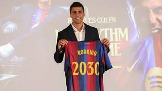 Lo que quiere trabajar Rodri con Flick en el Barcelona