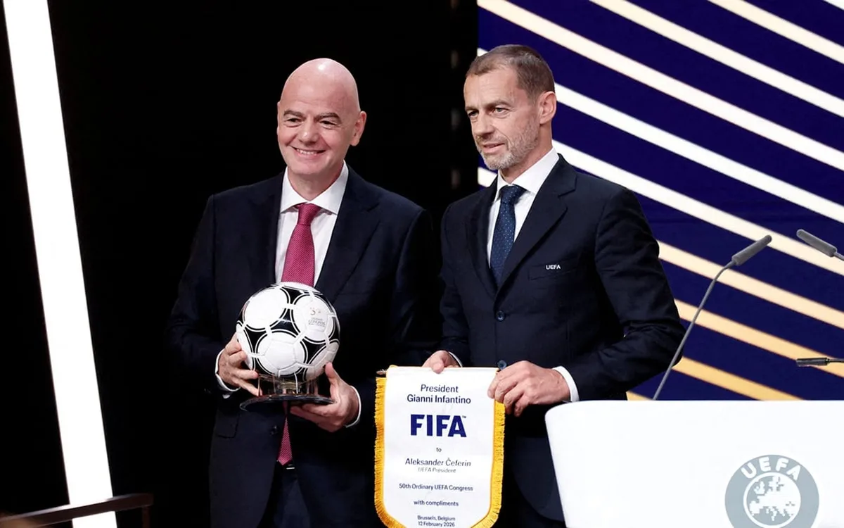 Uefa’s Ceferin rules out Fifa presidency run, Infantino pitches to poorer associations