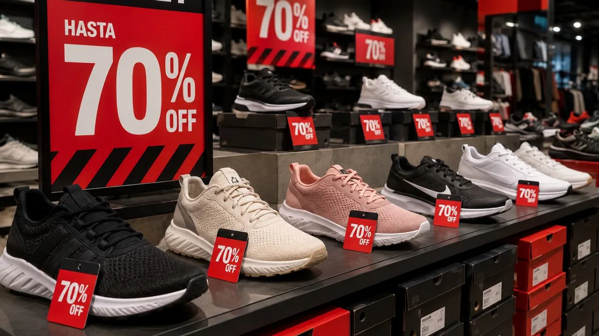 Liquidan zapatillas desde $48.000 con descuentos de hasta el 70% durante septiembre