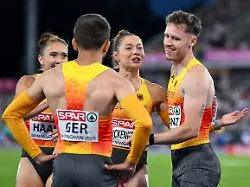 Nur Sprint-Queen ist schneller: Deutsche Mixed-Staffel spurtet bei EM-Premiere zu Silber