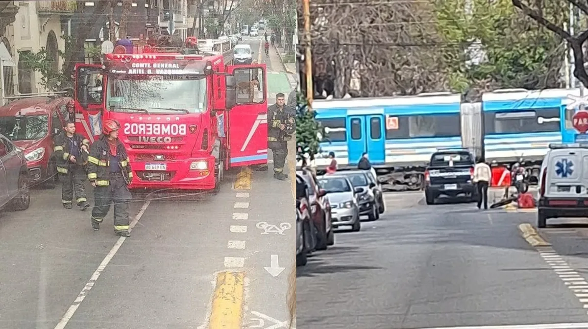 Un hombre que cruzaba en bicicleta murió tras ser atropellado por un tren en un paso a nivel de Flores