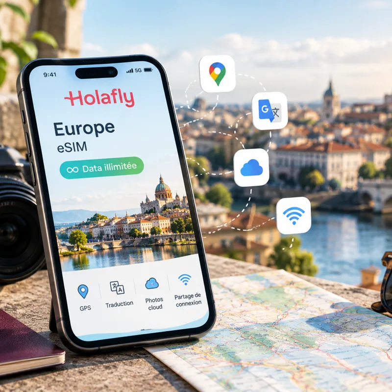 Actualité : Holafly Europe illimitée : une eSIM utile quand cartes, traduction et cloud photo tournent toute la journée