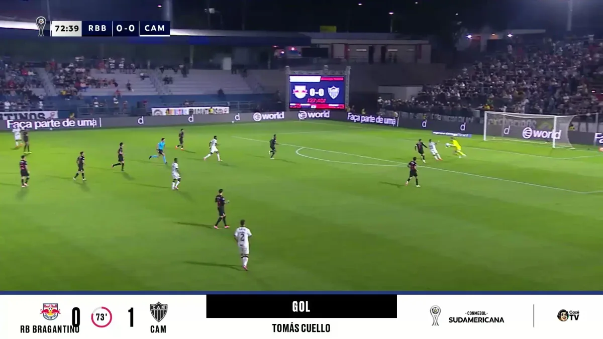 Cuello aproveita falha bizarra de Cleiton para marcar gol da vitória do Atlético-MG; confira