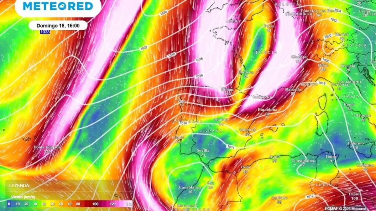 De la Comunidad Valenciana a Andalucía: las zonas en las que se esperan lluvias intensas por la llegada de una DANA este fin de semana