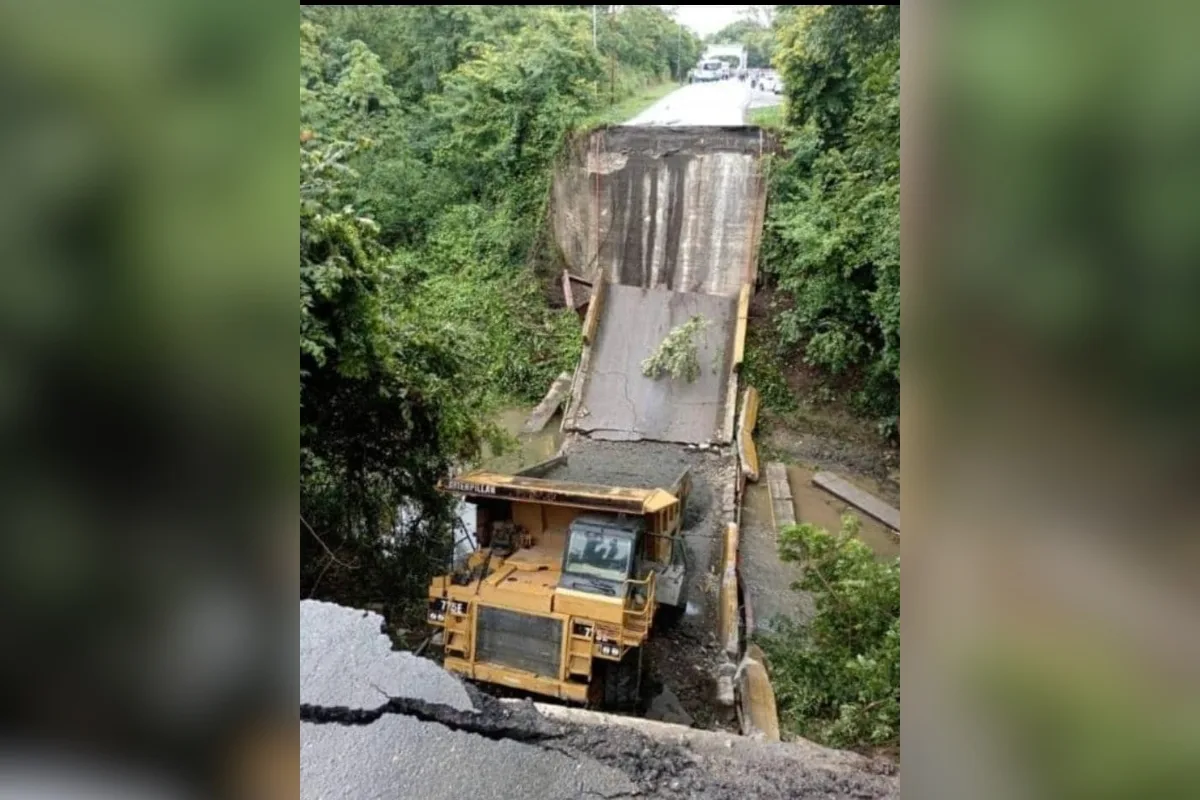 Colapso del puente El Pao deja incomunicado el estado Aragua con Guárico (VIDEO)