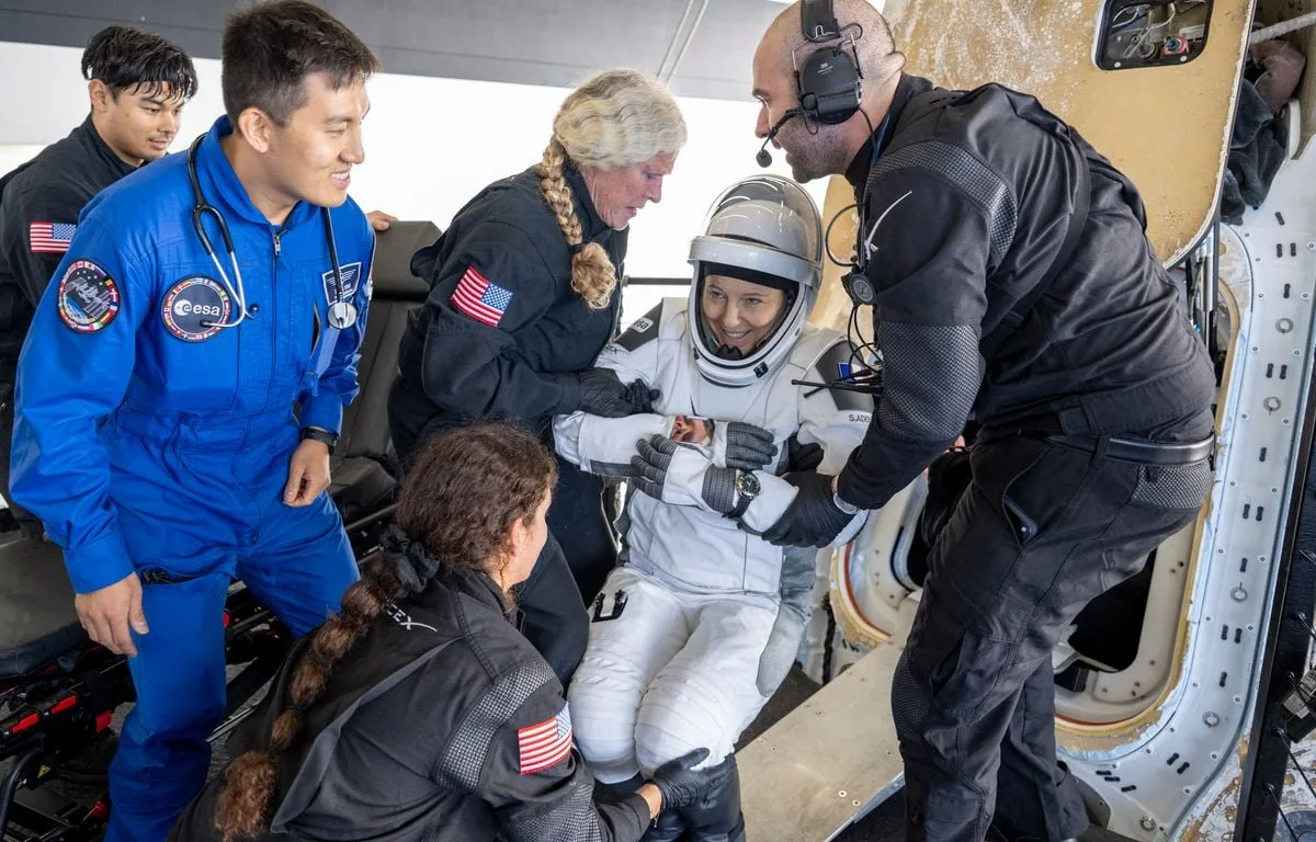 Sophie Adenot : De retour sur Terre ce jeudi, l’astronaute française va entamer une longue période de réadaptation