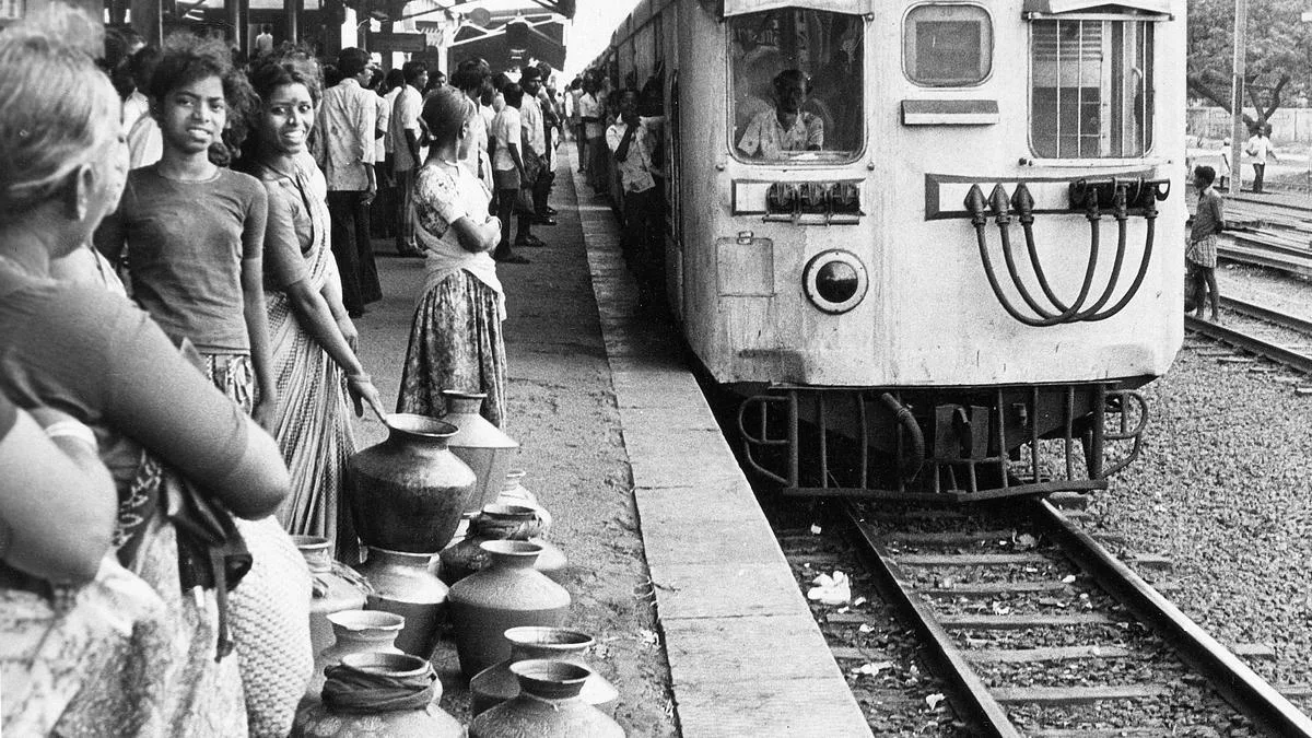 Hauling about the Madras city on trains