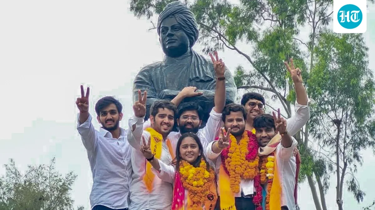 ABVP sweeps, NSUI upsets, Independent grabs key seat: Key takeaways from Delhi University polls