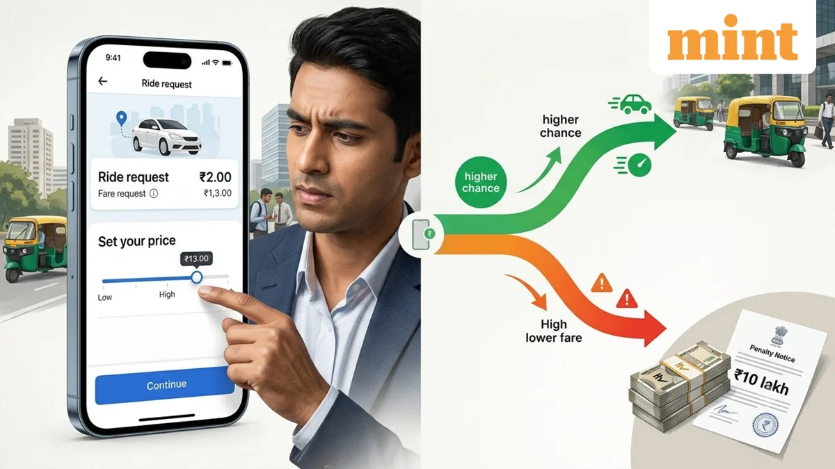 CCPA imposes ₹10 lakh penalty on Rapido: How dark patterns and tipping prompts nudge you to pay more for a ride