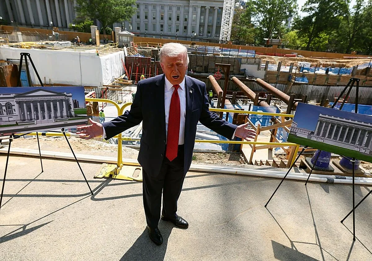 El Supremo permite que sigan las obras de la polémica sala de fiestas de Trump en la Casa Blanca
