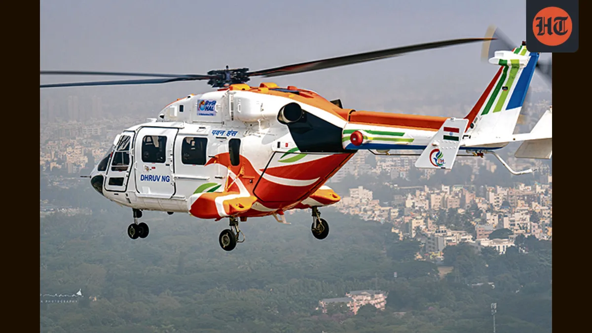 HAL set to deliver 4 Dhruv NG choppers to Pawan Hans in big civil aviation expansion