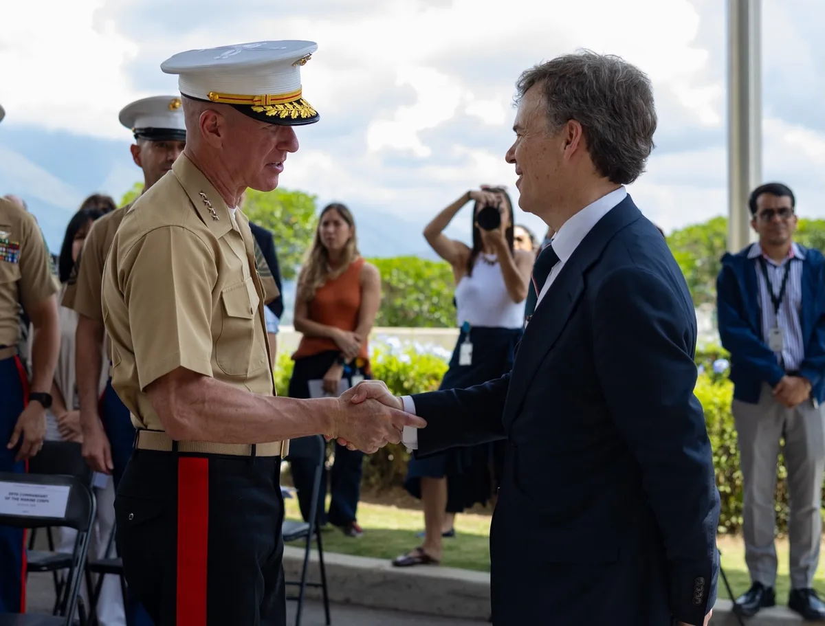 General de EEUU acompañó la reactivación del destacamento de Marines en Venezuela