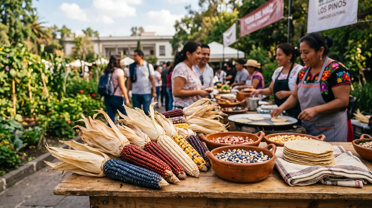 Los Pinos recibirá la Feria del Maíz, un encuentro para celebrar las semillas nativas y la cocina mexicana
