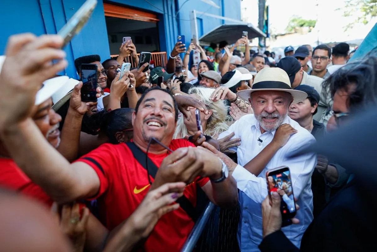 Lula faz em Salvador seu primeiro evento de rua na campanha eleitoral